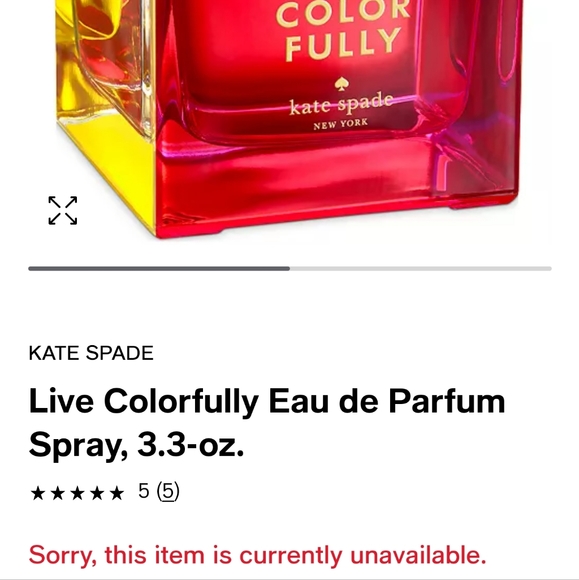 New w/out box never used KATE SPADE LIVE COLORFULLY beautiful bow 🎀 bottle - Picture 7 of 8